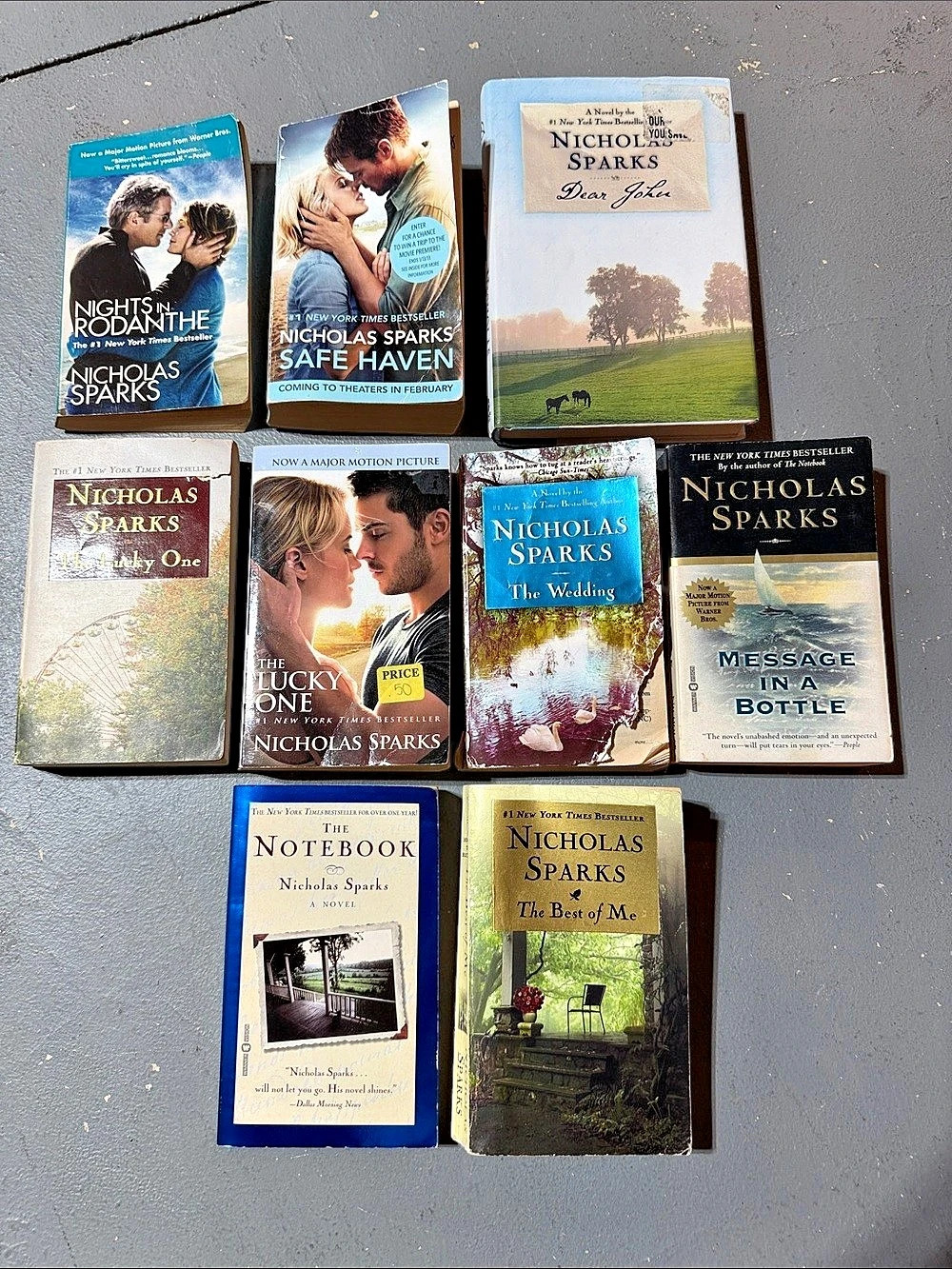 Nicholas Sparks 9 book bundle
